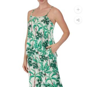 Nordstrom Shady Lady Tropics Satin Tank Size XXL NWT